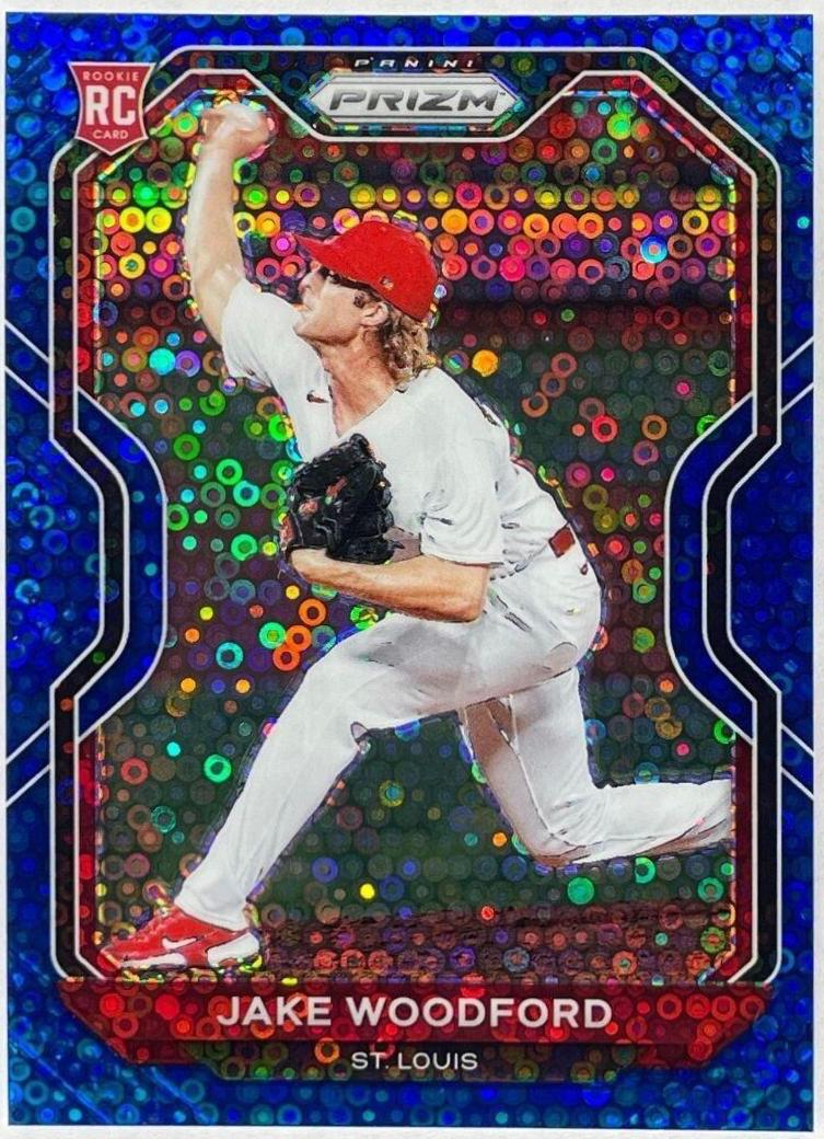Jake Woodford [Blue Donut Circles Prizm] #101