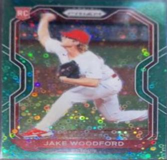 Jake Woodford [Green Donut Circles Prizm] #101