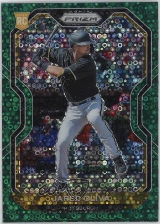 Jared Oliva [Green Donut Circles Prizm] #34