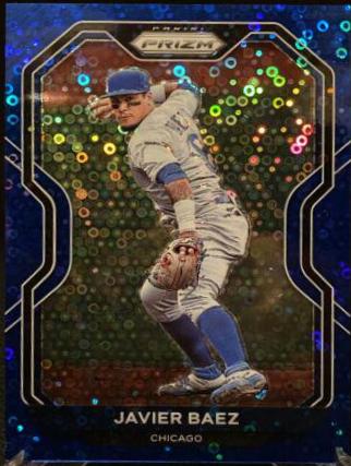 Javier Baez [Blue Donut Circles Prizm] #107