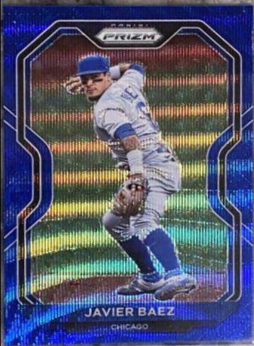 Javier Baez [Blue Wave Prizm] #107
