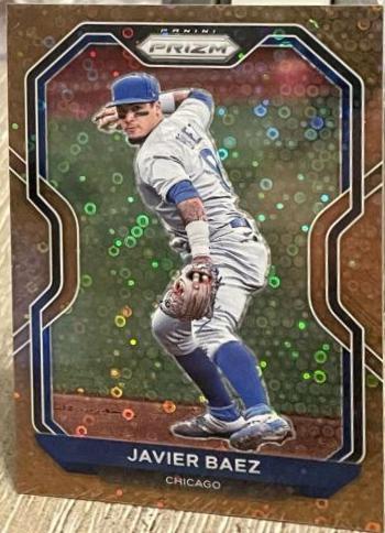 Javier Baez [Bronze Donut Circles Prizm] #107
