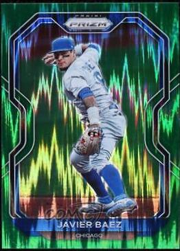 Javier Baez [Forest Green Flash Prizm] #107
