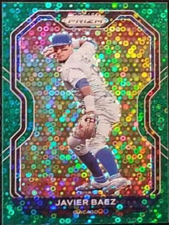 Javier Baez [Green Donut Circles Prizm] #107