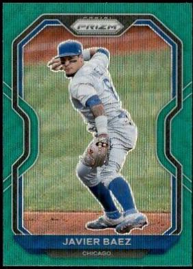 Javier Baez [Green Wave Prizm] #107