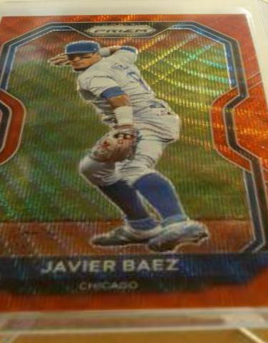 Javier Baez [Red Wave Prizm] #107