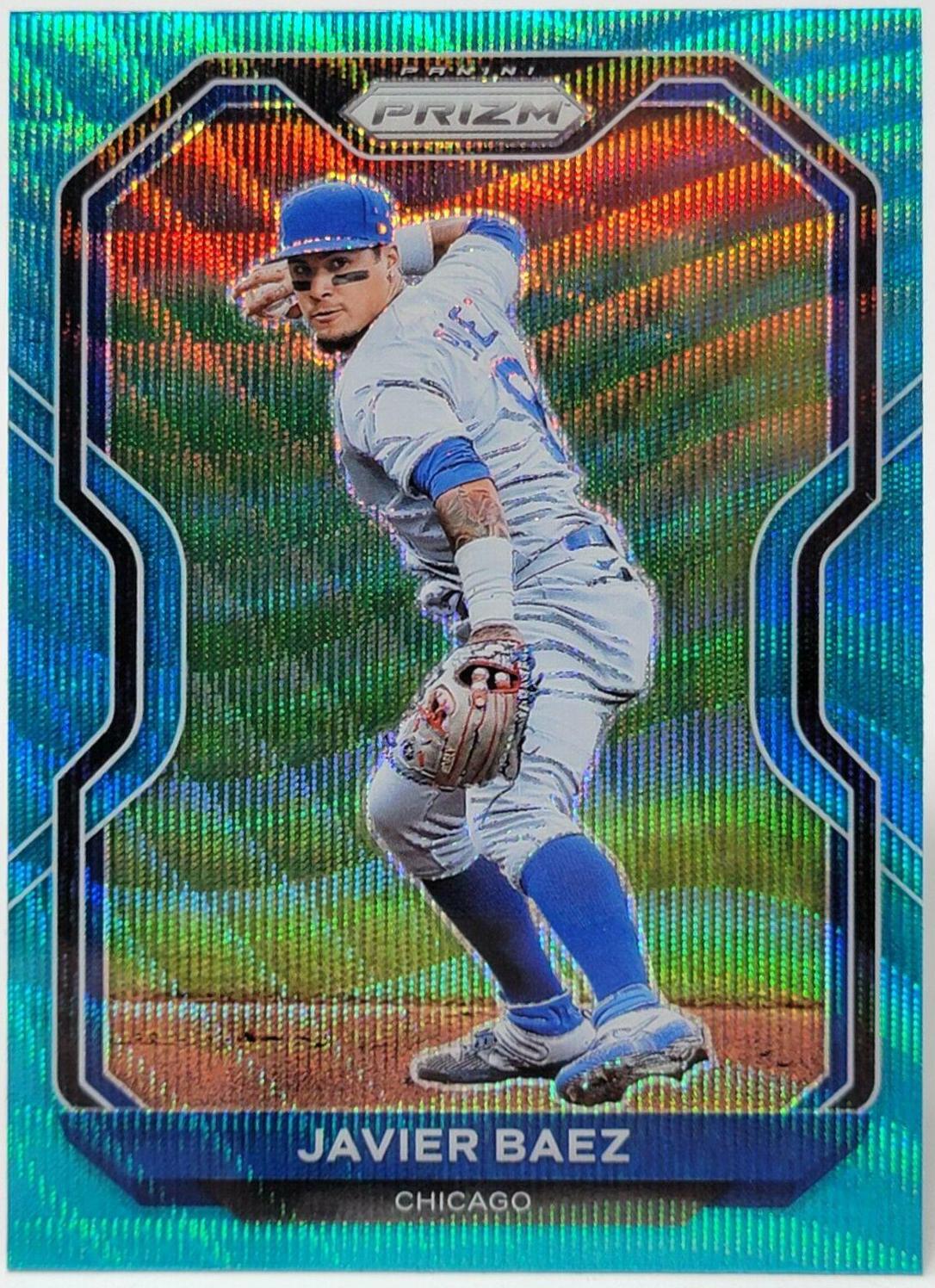 Javier Baez [Teal Wave Prizm] #107