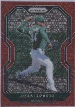 Jesus Luzardo [Red Donut Circles Prizm] #83