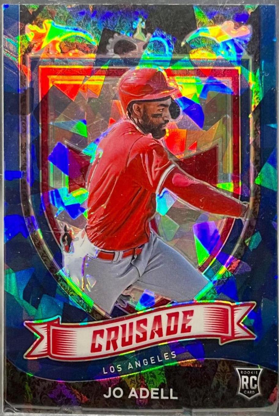 Jo Adell [Navy Blue Cracked Ice Prizm] #191
