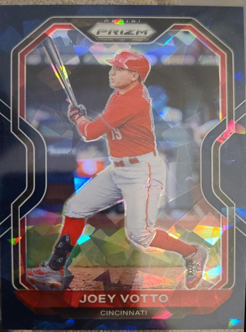 Joey Votto [Navy Blue Cracked Ice Prizm] #221