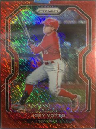 Joey Votto [Red Shimmer Prizm] #221