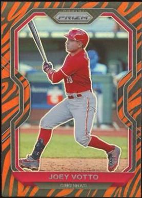 Joey Votto [Tiger Stripes Prizm] #221
