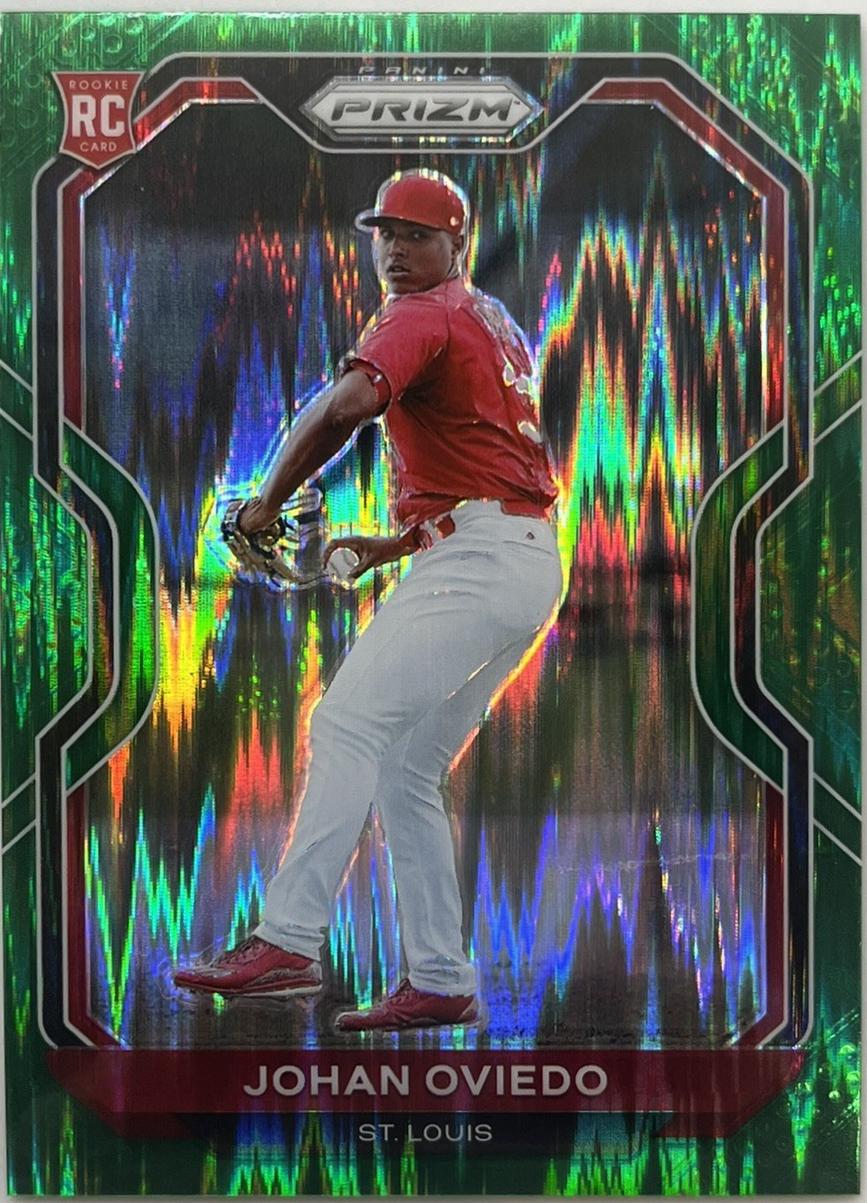 Johan Oviedo [Forest Green Flash Prizm] #176