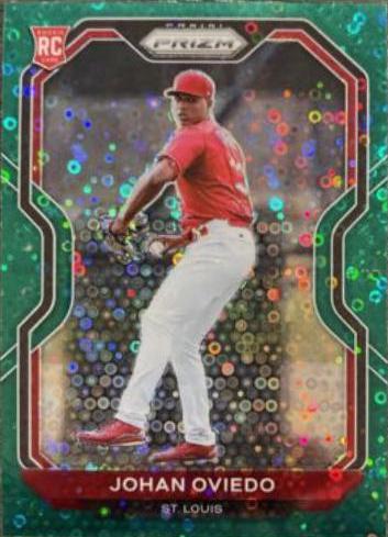Johan Oviedo [Green Donut Circles Prizm] #176