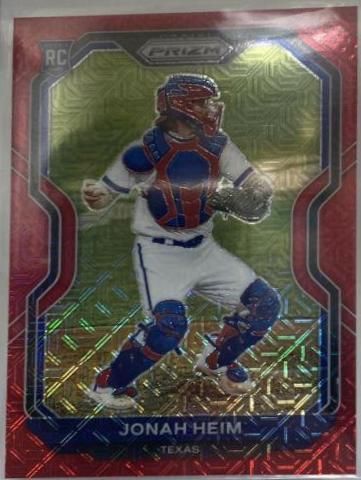 Jonah Heim [Red Mojo Prizm] #143