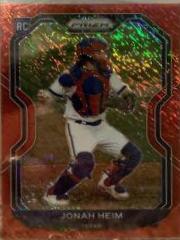 Jonah Heim [Red Shimmer Prizm] #143