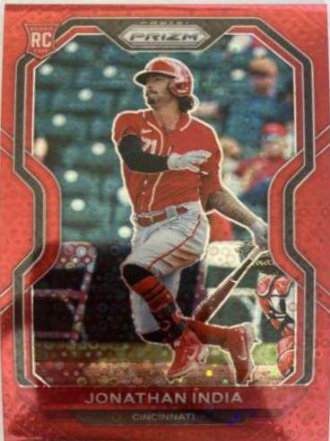 Jonathan India [Red Donut Circles Prizm] #26