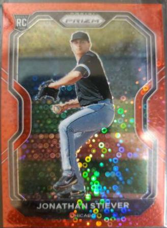 Jonathan Stiever [Red Donut Circles Prizm] #68