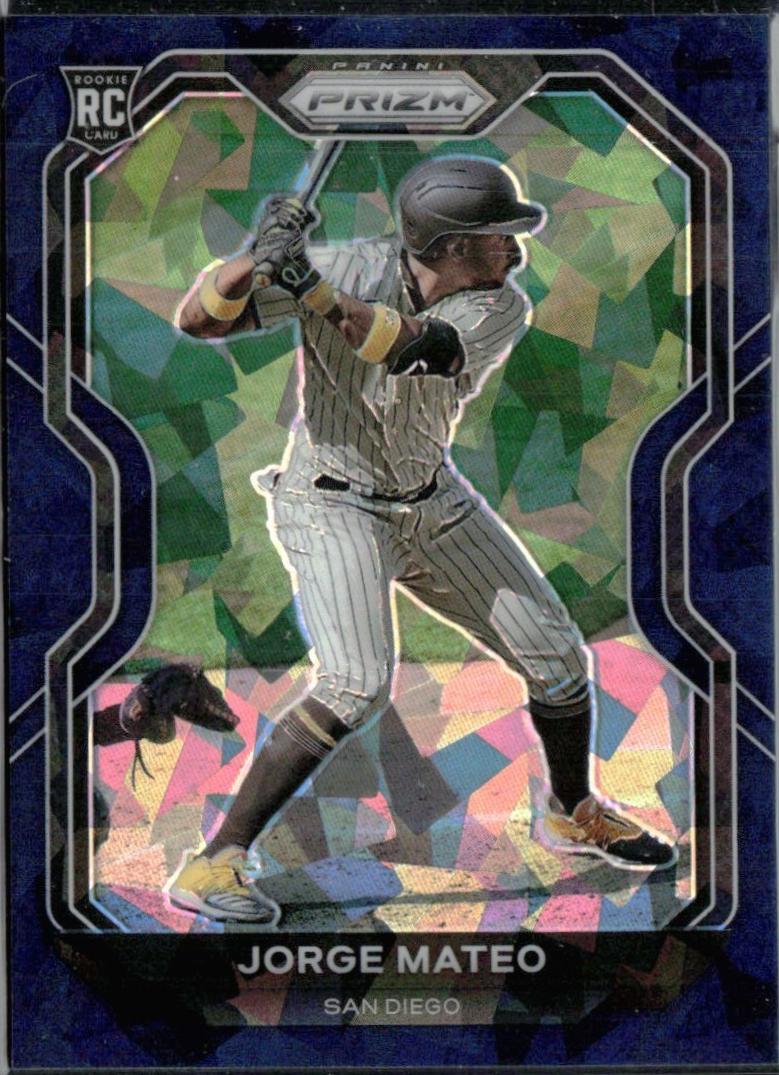 Jorge Mateo [Navy Blue Cracked Ice Prizm] #196