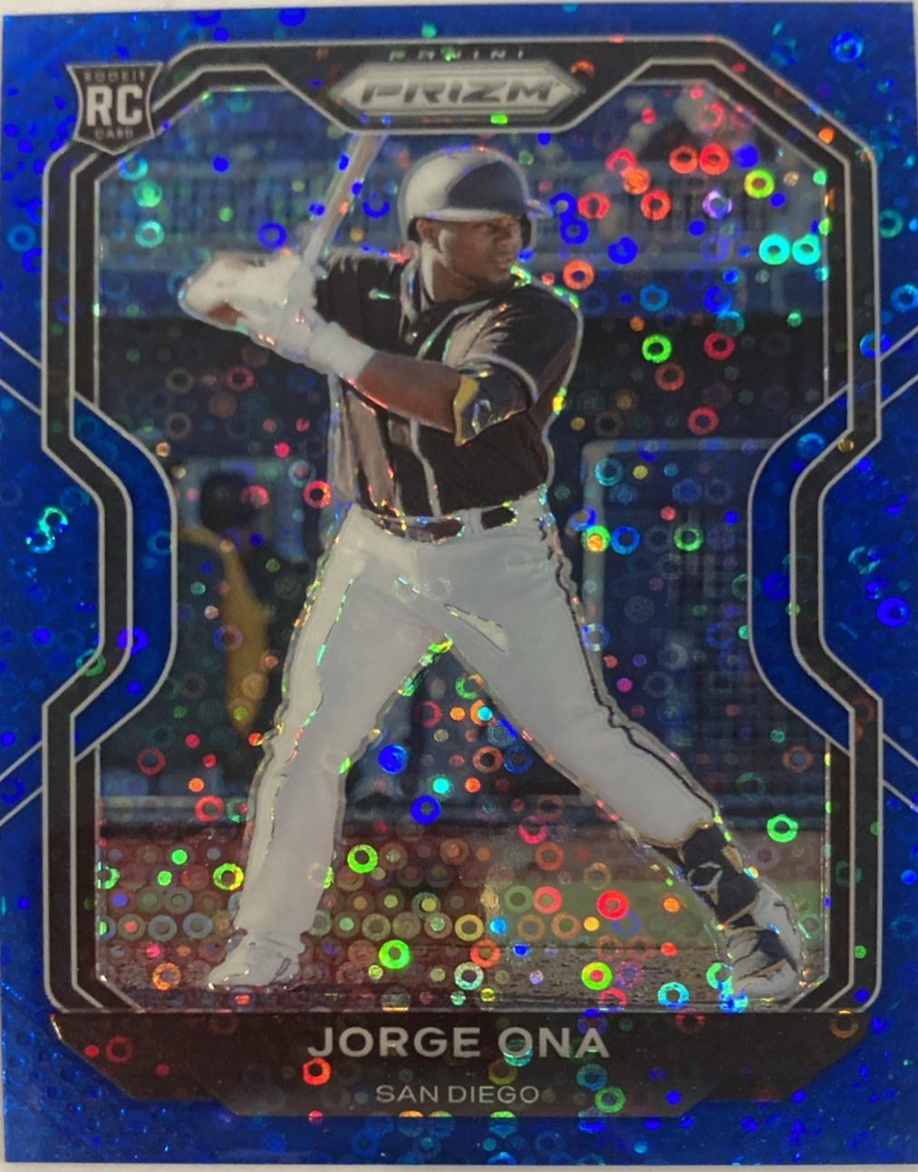 Jorge Ona [Blue Donut Circles Prizm] #209
