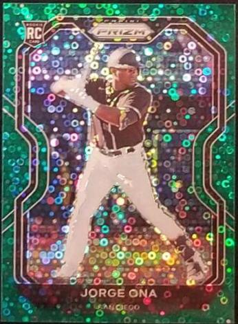 Jorge Ona [Green Donut Circles Prizm] #209