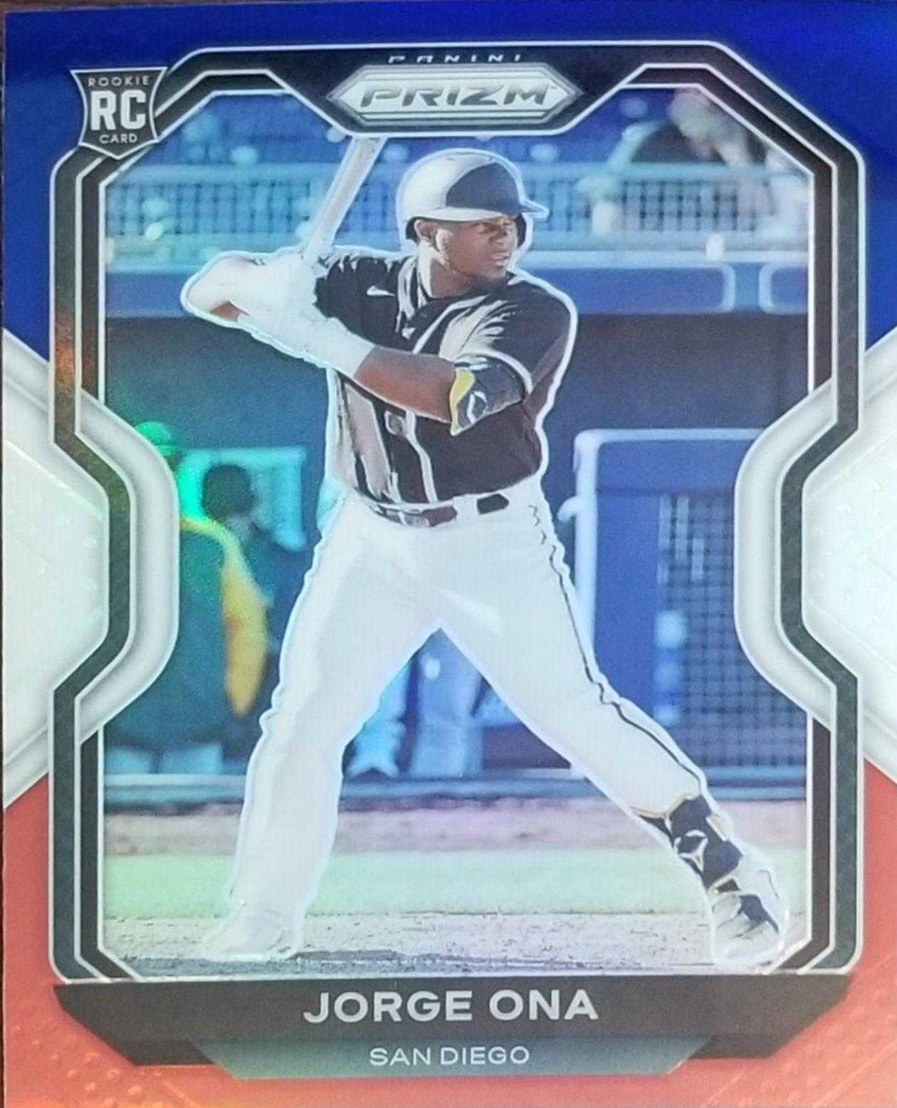 Jorge Ona [Red, White, and Blue Prizm] #209