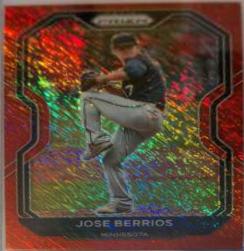 Jose Berrios [Red Shimmer Prizm] #44