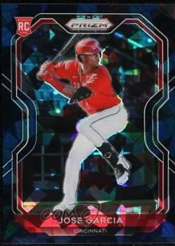 Jose Garcia [Navy Blue Cracked Ice Prizm] #74