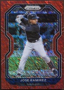 Jose Ramirez [Red Shimmer Prizm] #16
