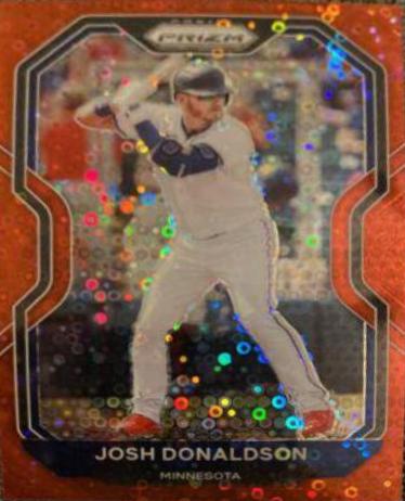 Josh Donaldson [Red Donut Circles Prizm] #201