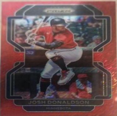 Josh Donaldson [Red Shimmer Prizm] #201