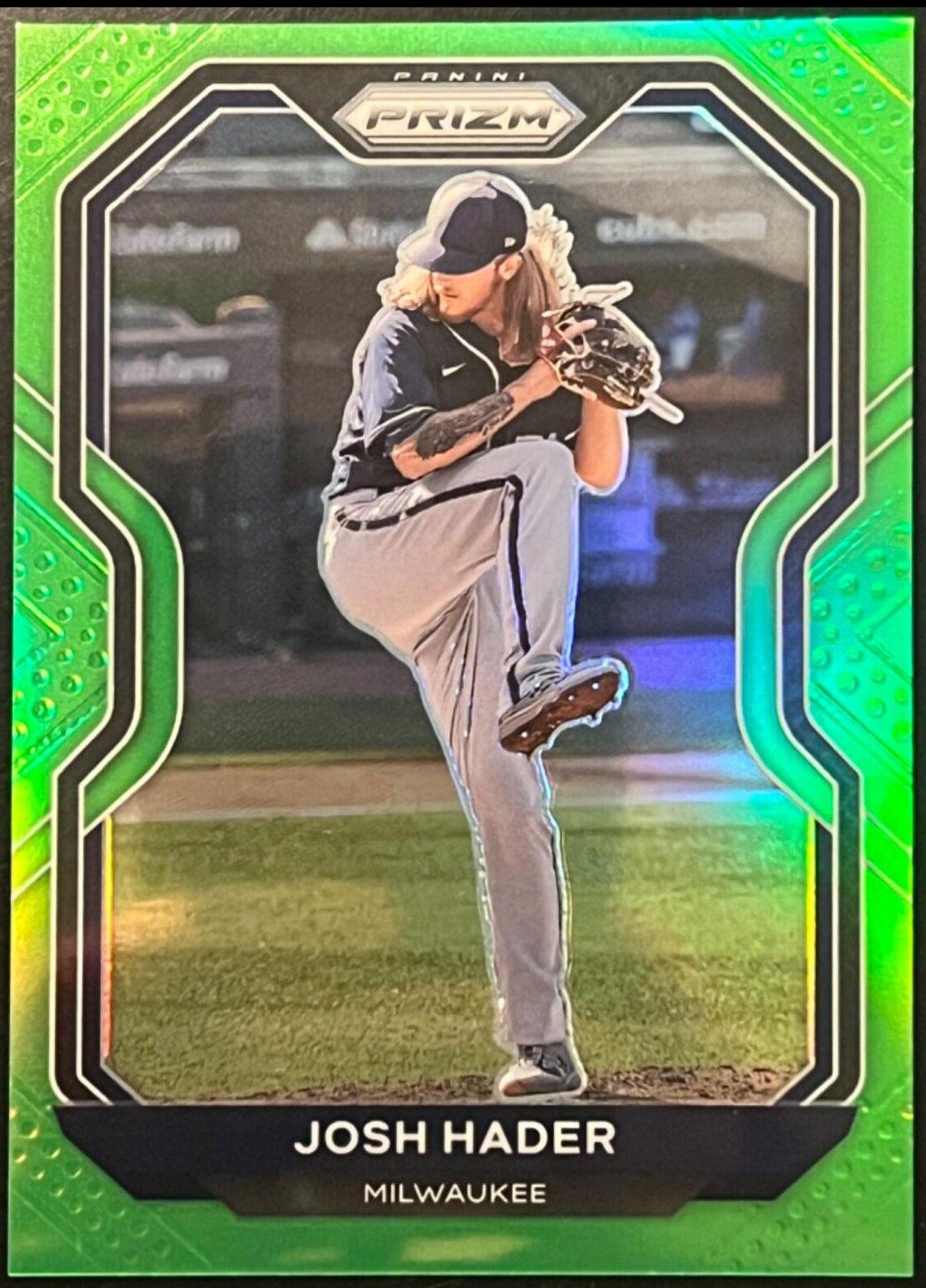 Josh Hader [Lime Green Prizm] #162