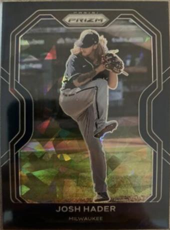 Josh Hader [Navy Blue Cracked Ice Prizm] #162
