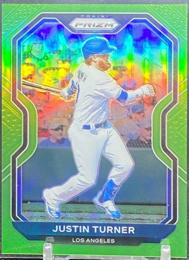 Justin Turner [Lime Green Prizm] #5