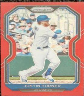 Justin Turner [Red Donut Circles Prizm] #5