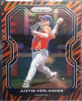 Justin Verlander [Tiger Stripes Prizm] #36