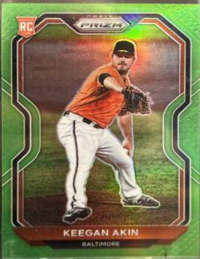 Keegan Akin [Lime Green Prizm] #14