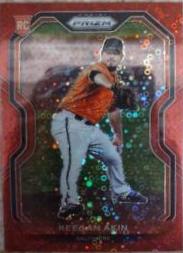 Keegan Akin [Red Donut Circles Prizm] #14
