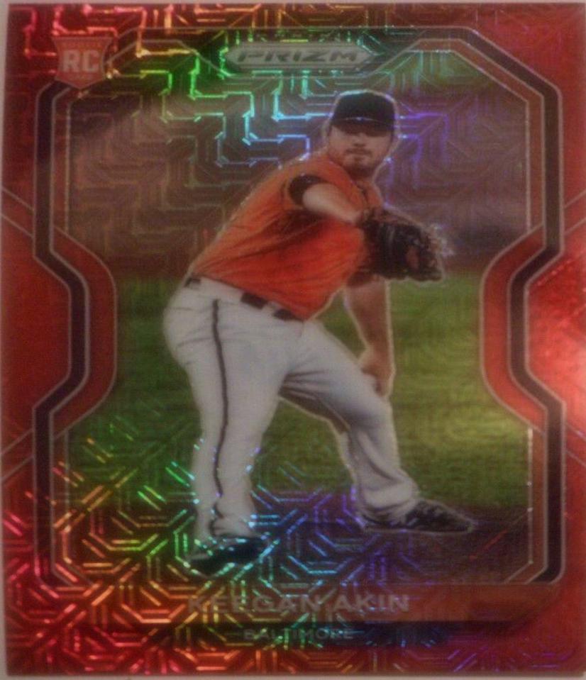 Keegan Akin [Red Mojo Prizm] #14