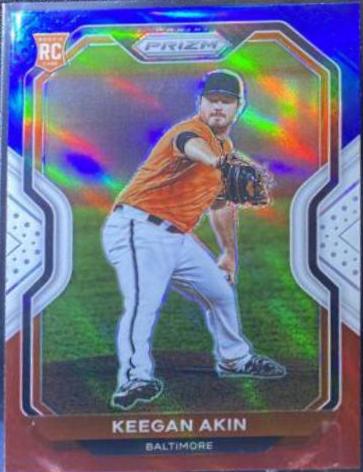 Keegan Akin [Red, White, and Blue Prizm] #14