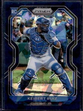 Keibert Ruiz [Navy Blue Cracked Ice Prizm] #87