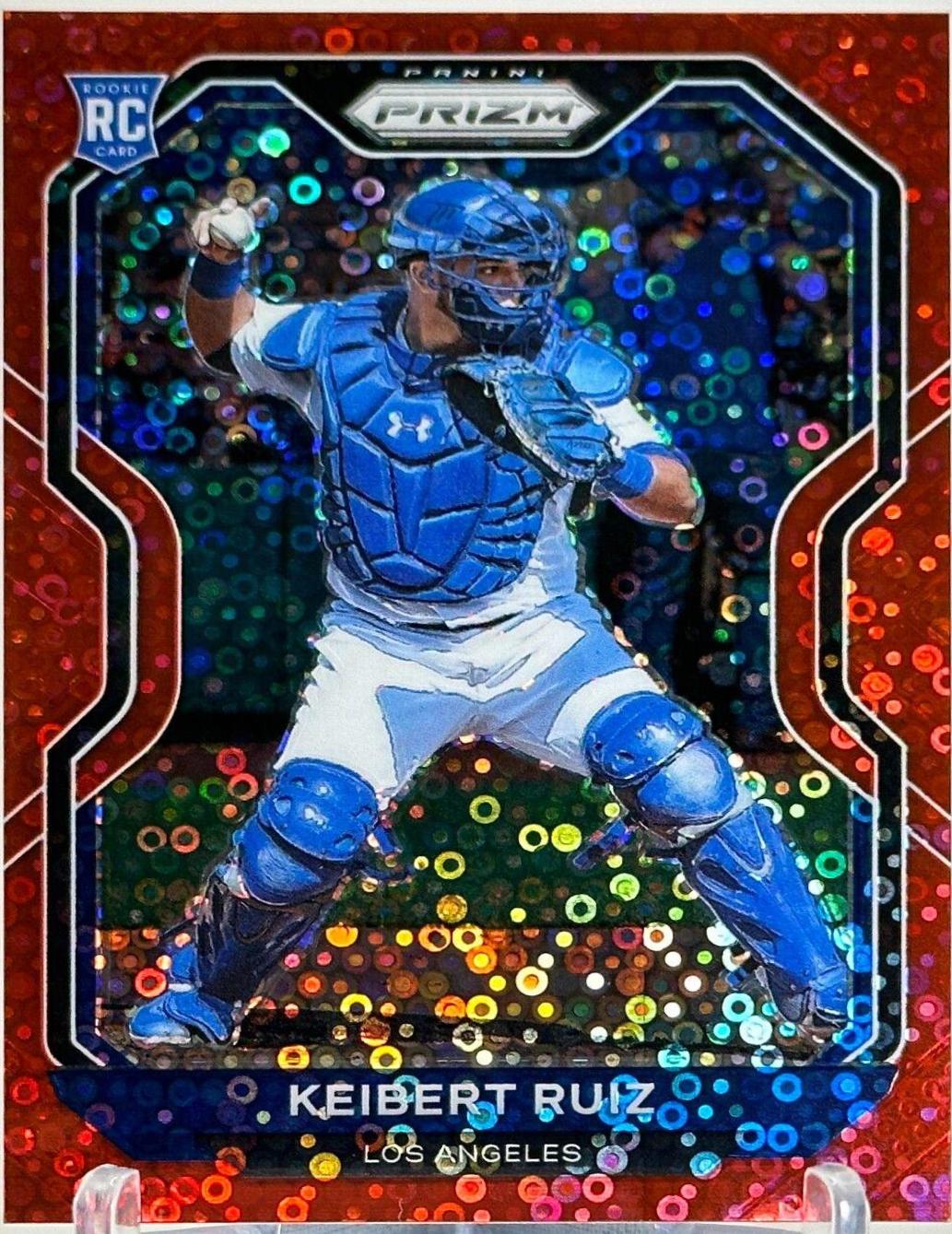 Keibert Ruiz [Red Donut Circles Prizm] #87