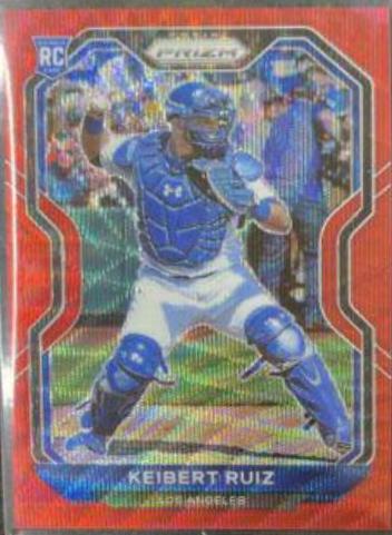 Keibert Ruiz [Red Mojo Prizm] #87