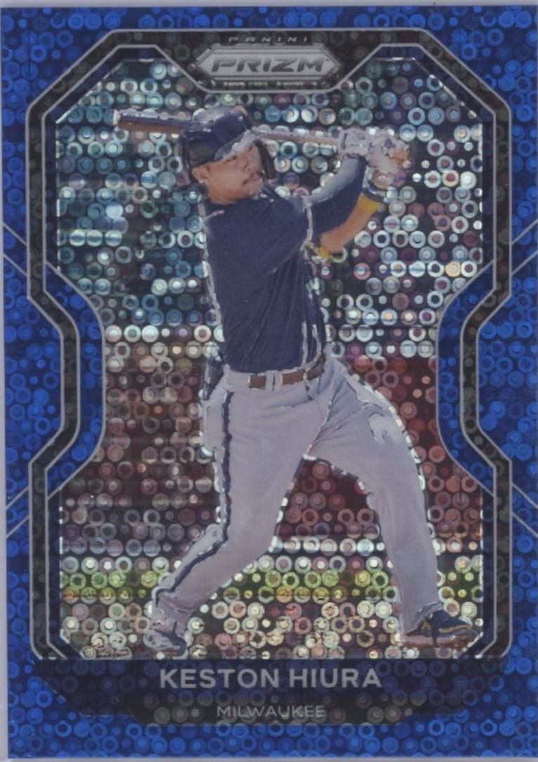 Keston Hiura [Blue Donut Circles Prizm] #202