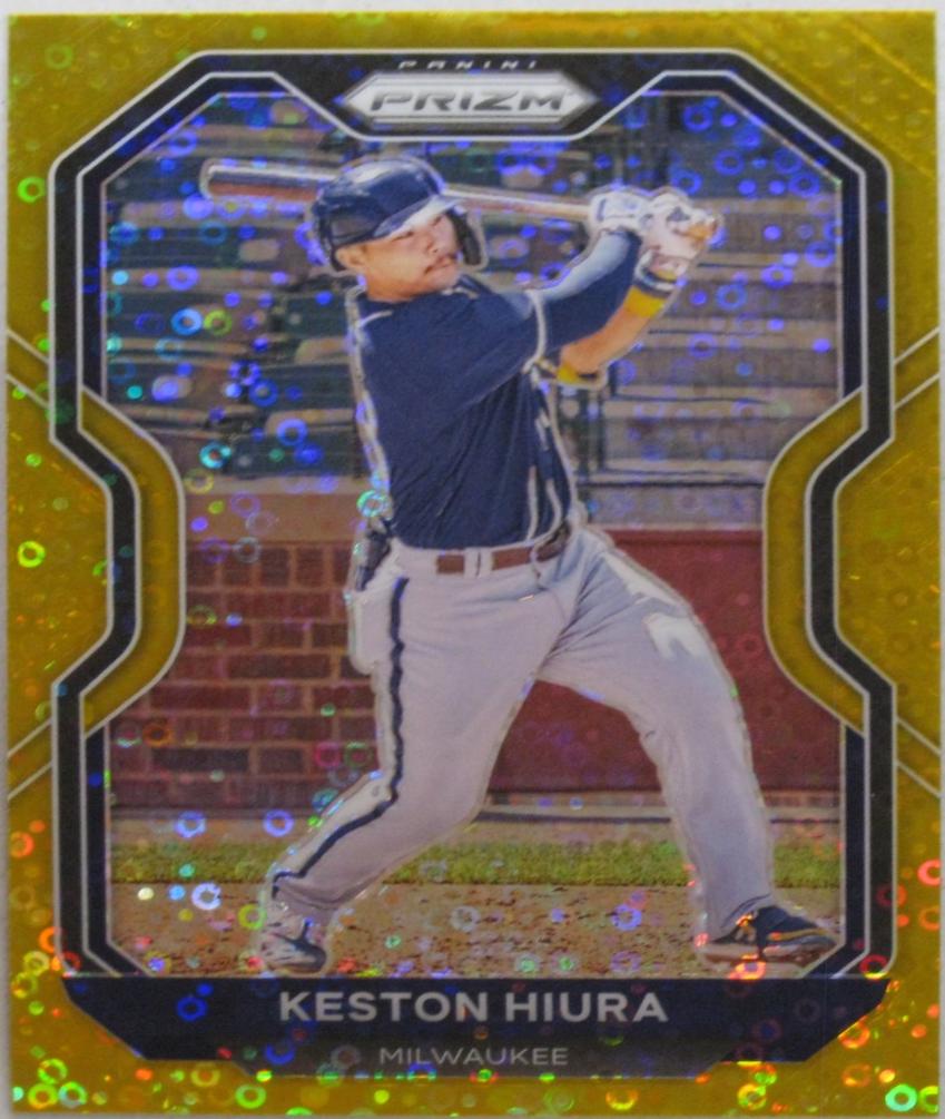 Keston Hiura [Gold Donut Circles Prizm] #202