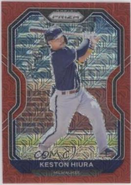 Keston Hiura [Red Mojo Prizm] #202