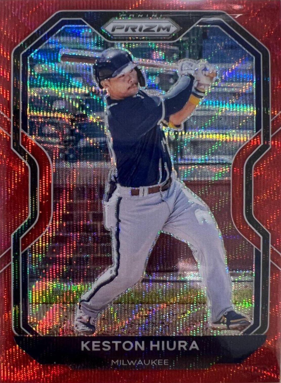 Keston Hiura [Red Wave Prizm] #202