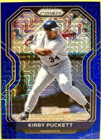 Kirby Puckett [Blue Mojo Prizm] #228