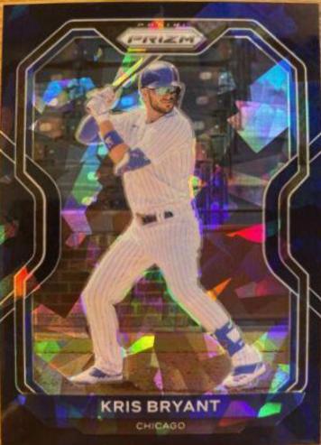 Kris Bryant [Navy Blue Cracked Ice Prizm] #3