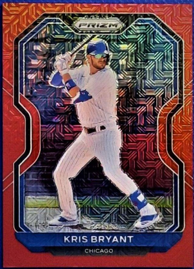 Kris Bryant [Red Mojo Prizm] #3